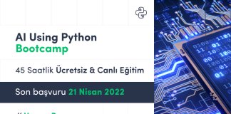 AI Using Python Bootcamp'te sen de yerini al!